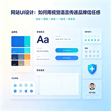 乌兰察布建站-网站UI设计：如何用视觉语言传递品牌信任感