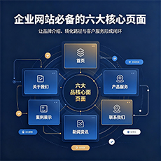 乌兰察布建站-企业网站必备的六大核心页面