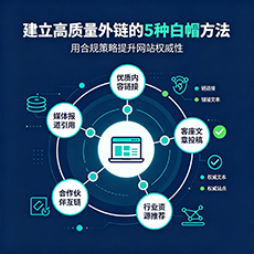 乌兰察布建站-建立高质量外链的5种白帽方法